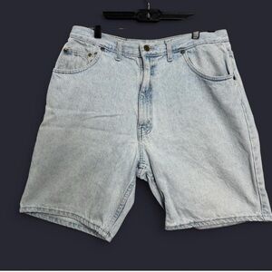 Vintage 90s‎ Hunt Club Mens 36 Light Wash Denim Jorts Baggy Skater Grunge Street